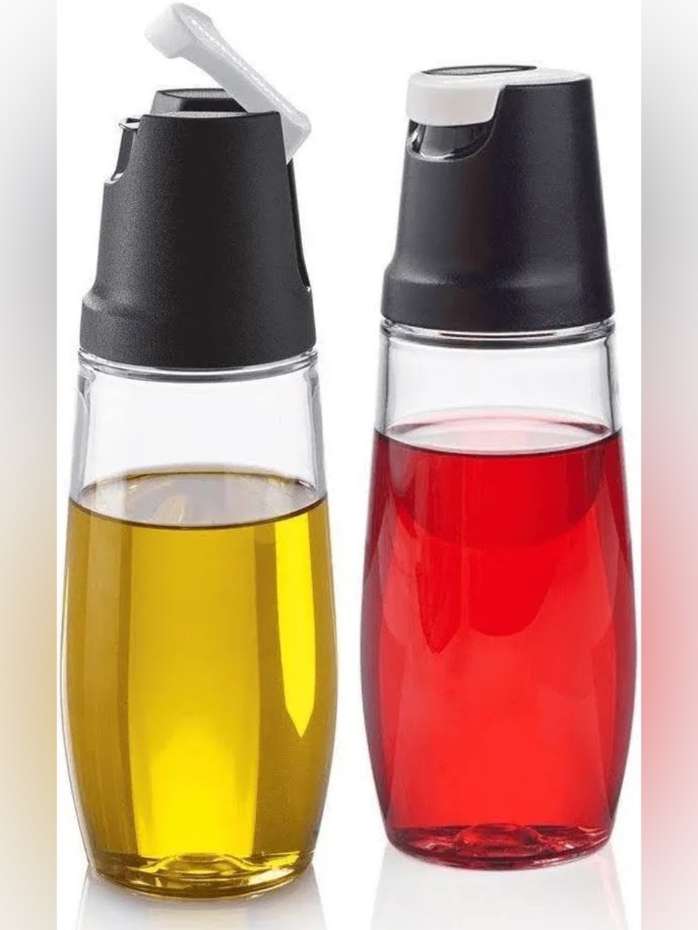 NEW | Tupperware Tilt 'N Serve Dispensers | Set of 2 Black